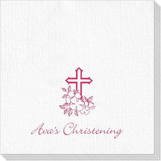 Floral Cross Deville Napkins