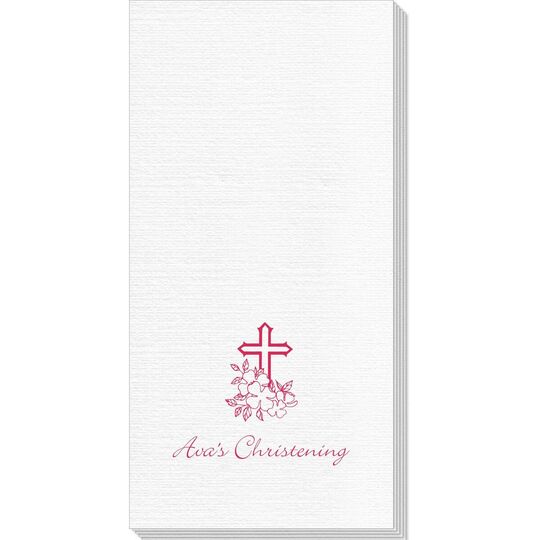 Floral Cross Deville Guest Towels