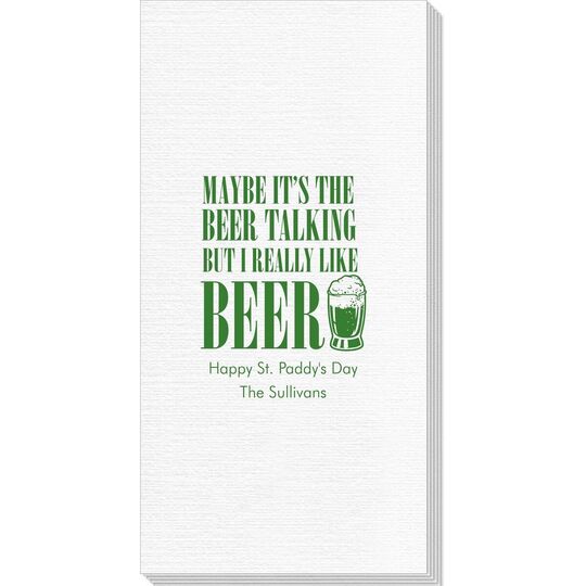 Maybe It's The Beer Talking Deville Guest Towels