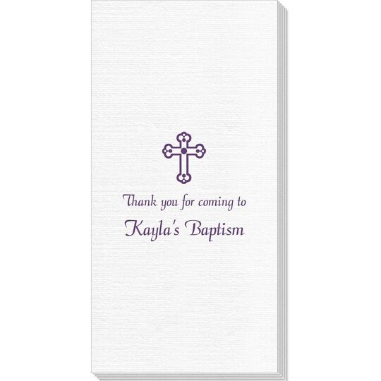 Ornate Cross Deville Guest Towels