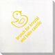 Rubber Ducky Bamboo Luxe Napkins Image 1 of 2