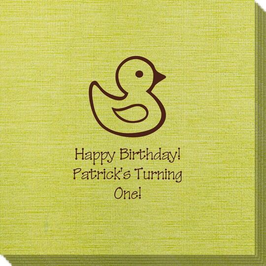 Rubber Ducky Bamboo Luxe Napkins
