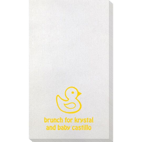 Rubber Ducky Bamboo Luxe Guest Towels