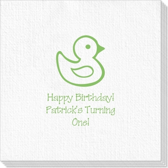 Rubber Ducky Deville Napkins