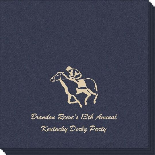 Horserace Derby Linen Like Napkins