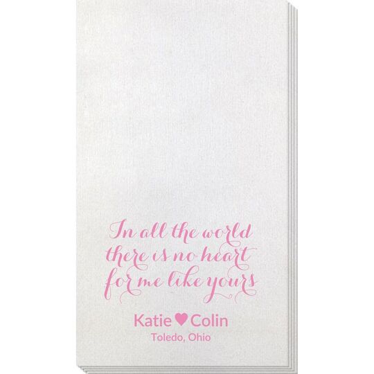 In all the World Bamboo Luxe Guest Towels