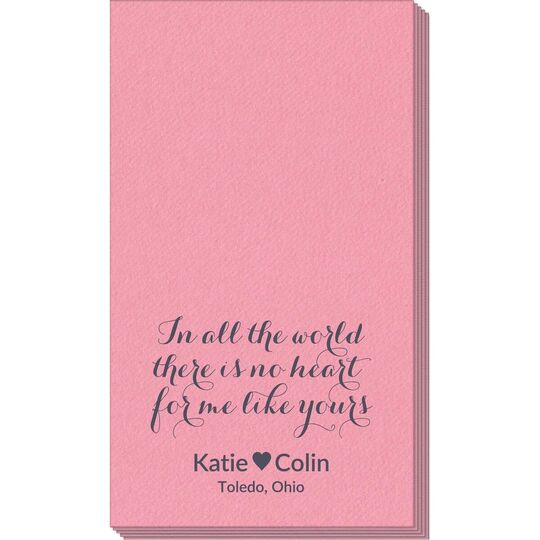 In all the World Linen Like Guest Towels