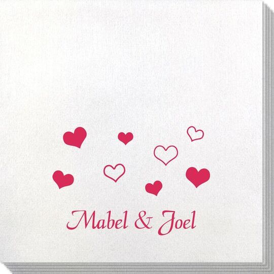 Pretty Hearts Galore Bamboo Luxe Napkins