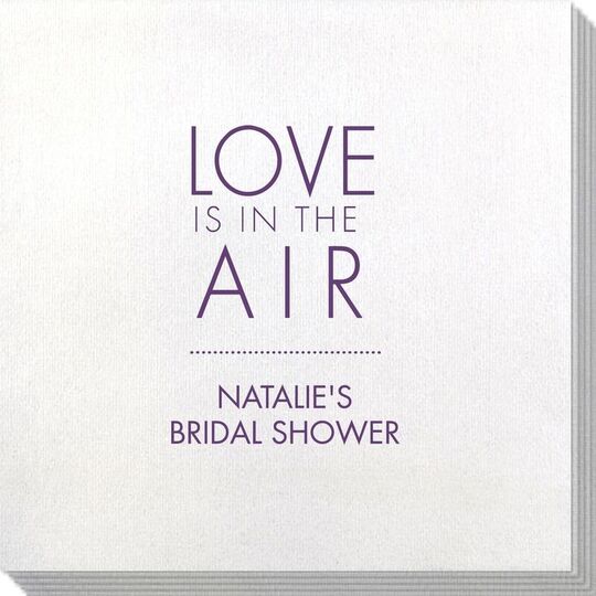 Love is in the Air Bamboo Luxe Napkins