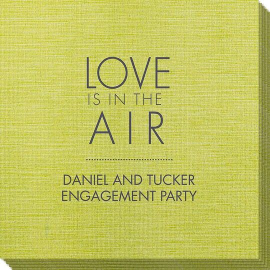 Love is in the Air Bamboo Luxe Napkins