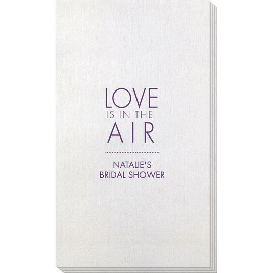 Love is in the Air Bamboo Luxe Guest Towels