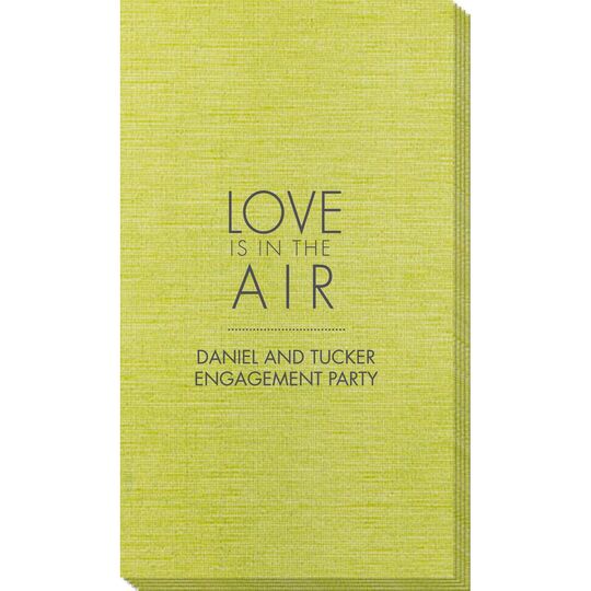 Love is in the Air Bamboo Luxe Guest Towels