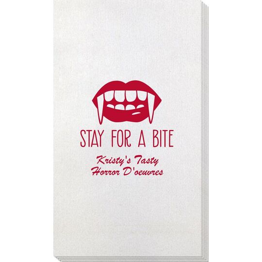 Stay For A Bite Bamboo Luxe Guest Towels