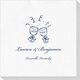 Toasting Wine Glasses Deville Napkins Image 1 of 2