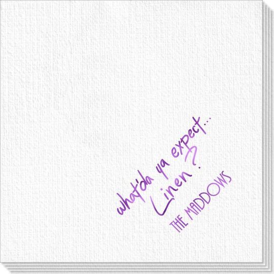 Fun What Do You Expect Deville Napkins