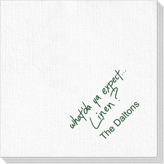 Fun What Do You Expect Deville Napkins