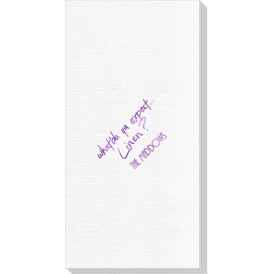 Fun What Do You Expect Deville Guest Towels