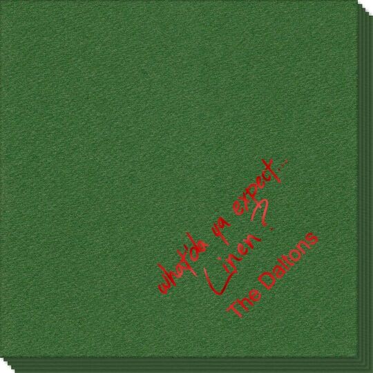 Fun What Do You Expect Linen Like Napkins
