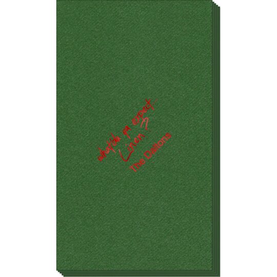 Fun What Do You Expect Linen Like Guest Towels