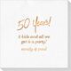 Fun 50 Years Deville Napkins Image 1 of 2