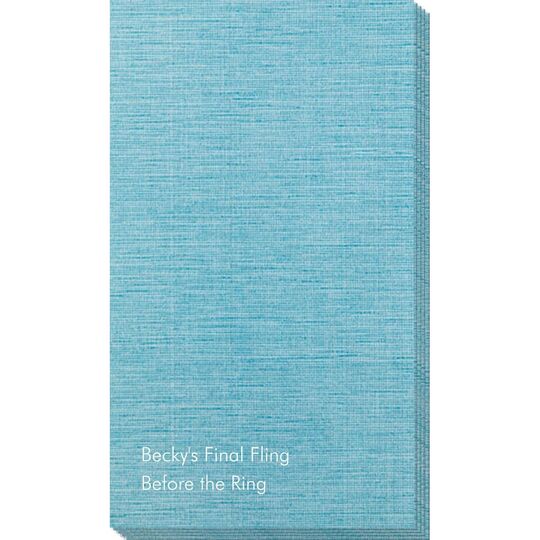 Your Flush Left Bottom Phrase Bamboo Luxe Guest Towels