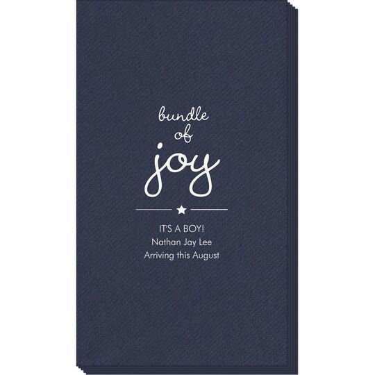 Star Bundle of Joy Linen Like Guest Towels