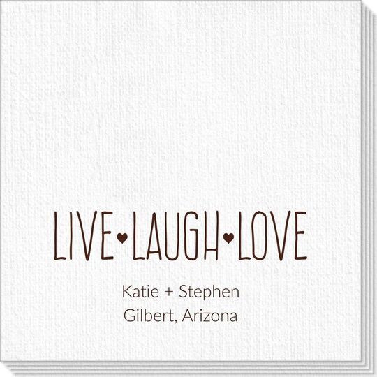 Live Laugh Love Deville Napkins