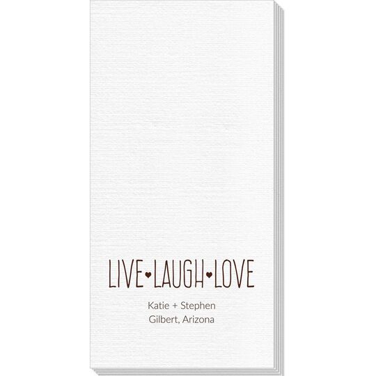 Live Laugh Love Deville Guest Towels