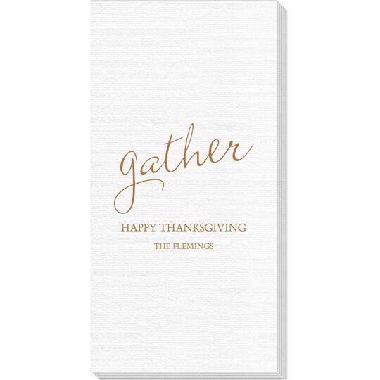 Expressive Script Gather Deville Guest Towels