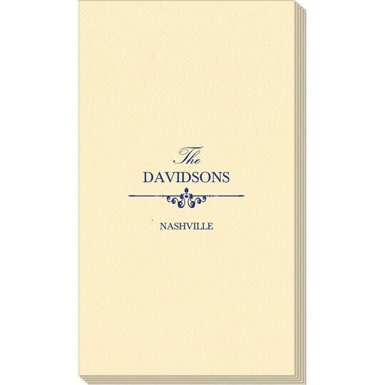 Fleur Bar Linen Like Guest Towels