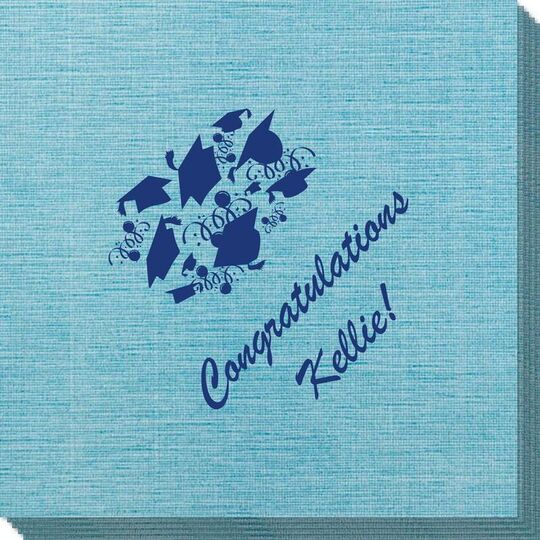 Graduation Celebration Bamboo Luxe Napkins