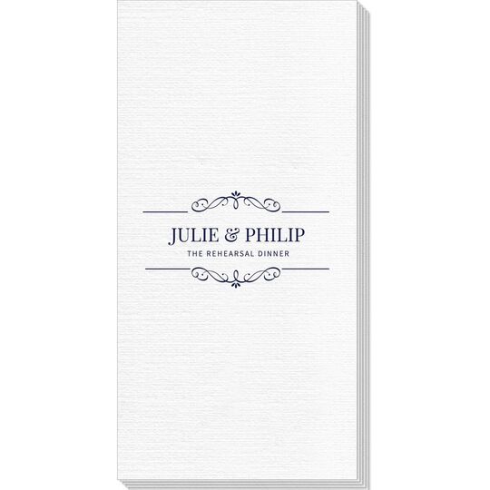 St. Regis Scroll Deville Guest Towels