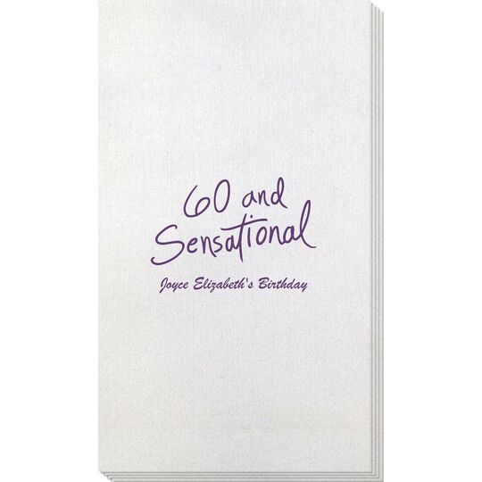 Fun 60 and Sensational Bamboo Luxe Guest Towels