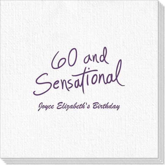 Fun 60 and Sensational Deville Napkins