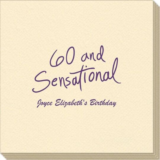 Fun 60 and Sensational Linen Like Napkins