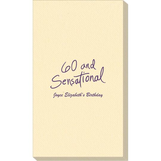 Fun 60 and Sensational Linen Like Guest Towels