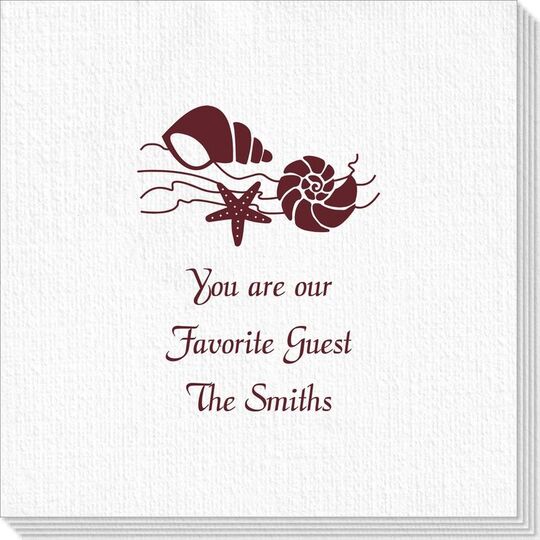 Sea Shells Deville Napkins
