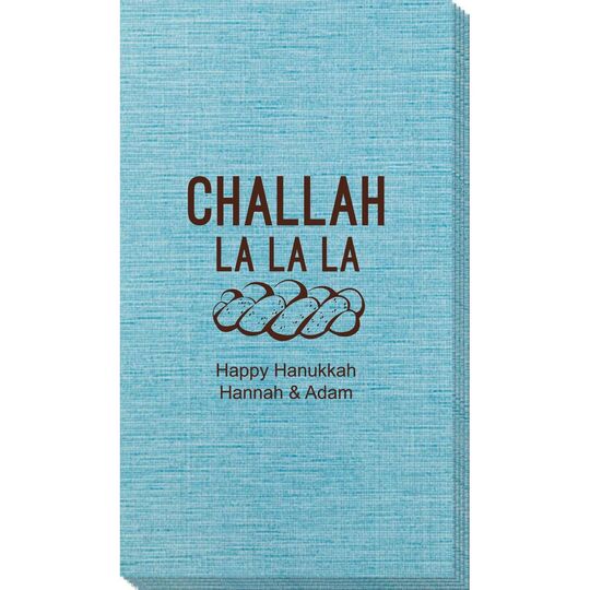 Challah La La La Bamboo Luxe Guest Towels