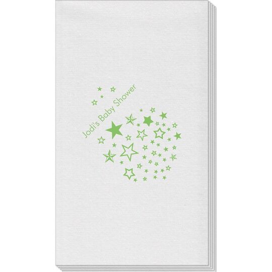 Star Party Linen Like Guest Towels