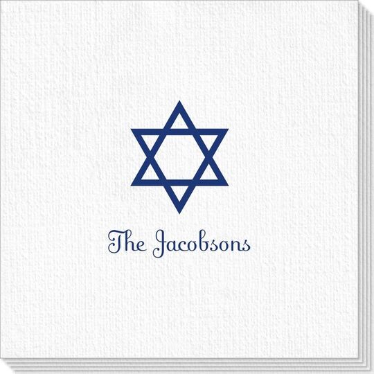 Traditional Star of David Deville Napkins