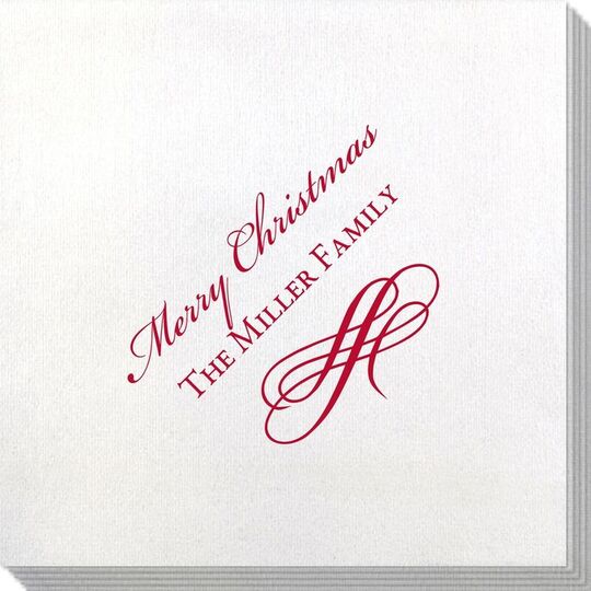 Scrolled Coronation Bamboo Luxe Napkins