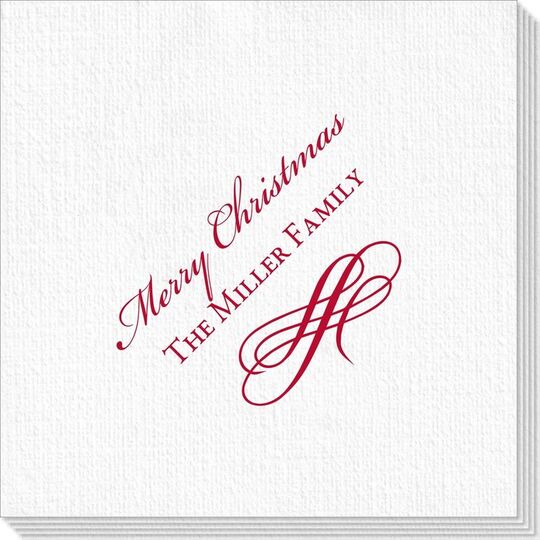 Scrolled Coronation Deville Napkins