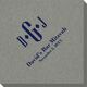 Condensed Monogram with Text Linen Like Napkins Image 2 of 2