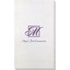 Pick Your Single Initial Monogram with Text Bamboo Luxe Guest Towels Image 3 of 3