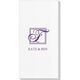 Pick Your Single Initial Monogram with Text Deville Guest Towels Image 1 of 3