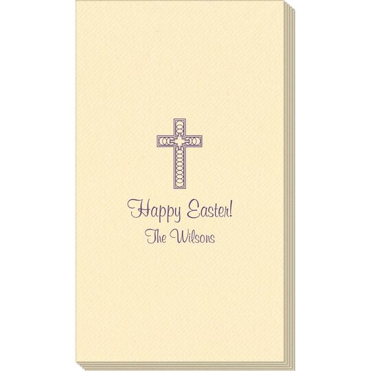 Cross Inspiration Linen Like Guest Towels