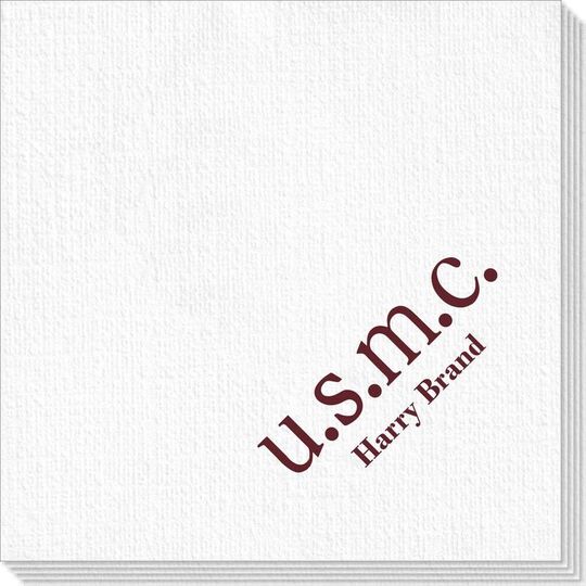 Big Word U.S.M.C. Deville Napkins