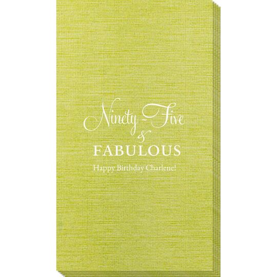 Ninety-Five & Fabulous Bamboo Luxe Guest Towels