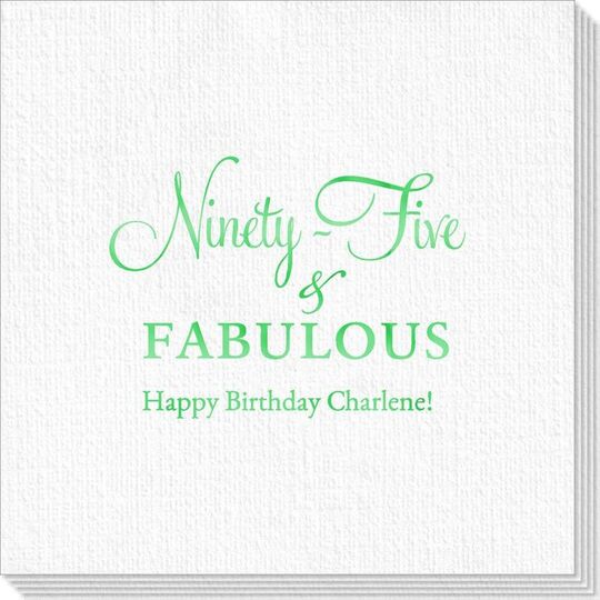Ninety-Five & Fabulous Deville Napkins
