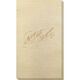 Romantic Script Bamboo Luxe Guest Towels Image 1 of 2
